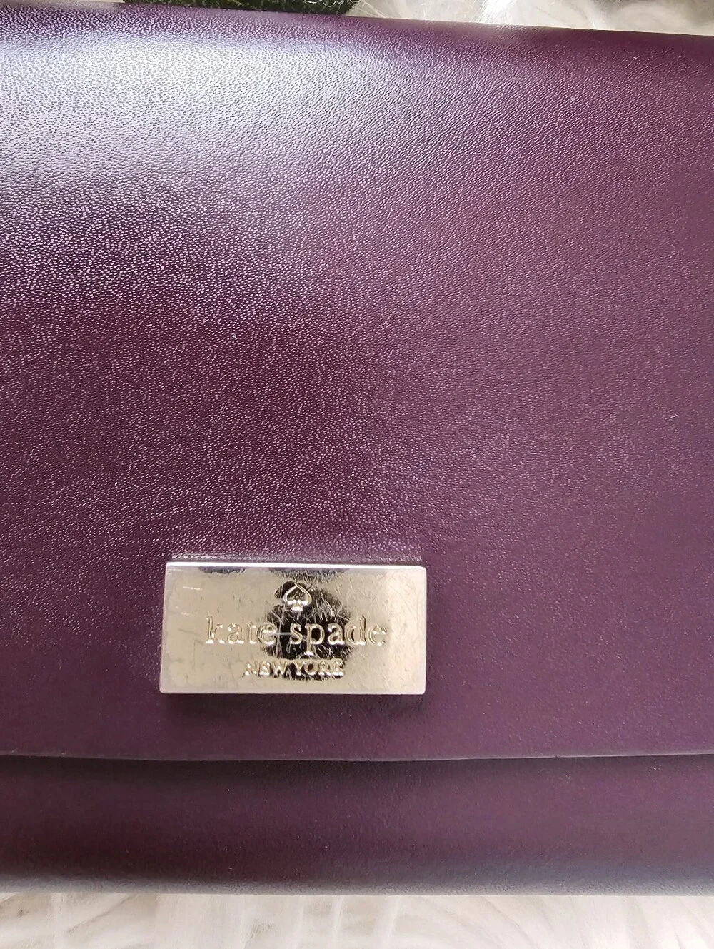 Kate Spade Clutch/Wallet In Beautiful Plum Color
